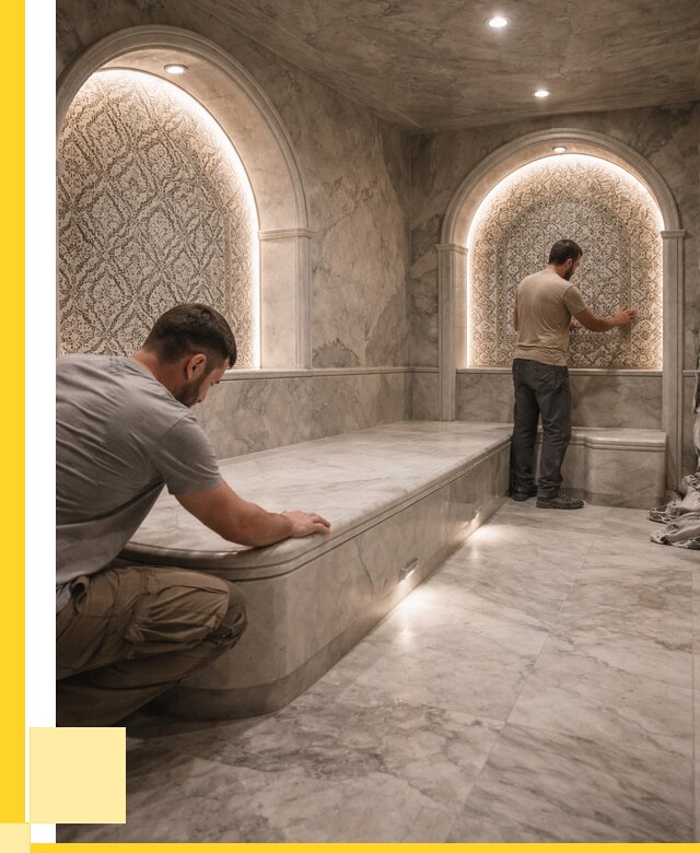 Турецкие бани под ключ в Коркине от 259525 р. | ЭриданКрк