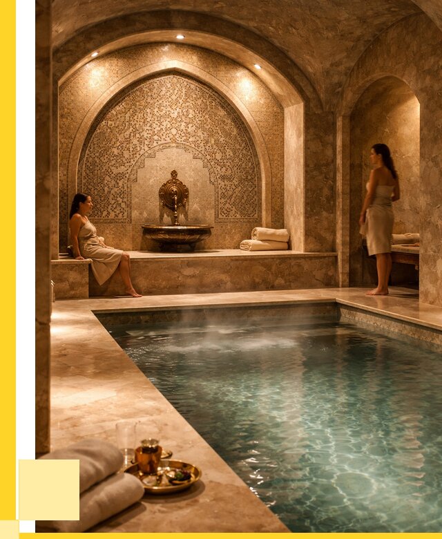 Хамам с бассейном под ключ в Коркине от 882385 р. | ЭриданКрк