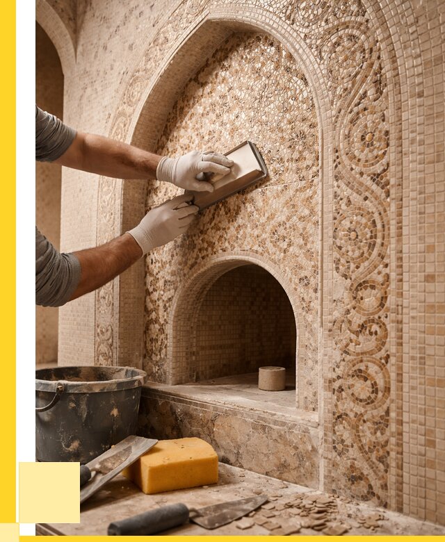 Мозаика для хамама в Коркине под ключ от 5191 р. | ЭриданКрк