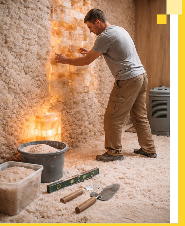 Проектирование и монтаж соляных комнат в Коркине под ключ